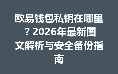 欧易钱包私钥在哪里？2026年最新图文解析与安全备份指南